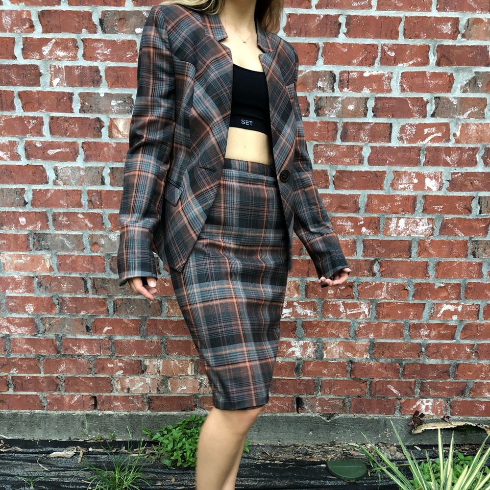 Skirt and blazer set